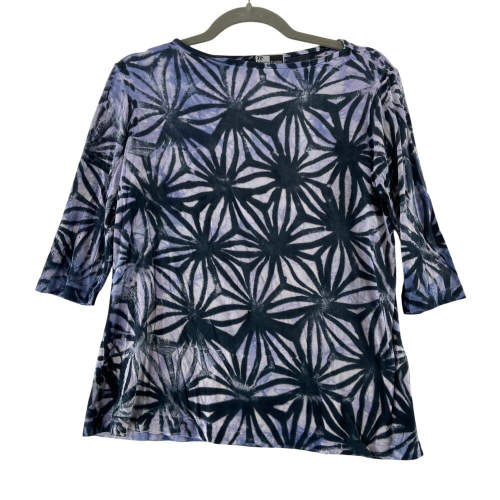 Annie Turbin Blue Top‎ Size 2 US Size Medium